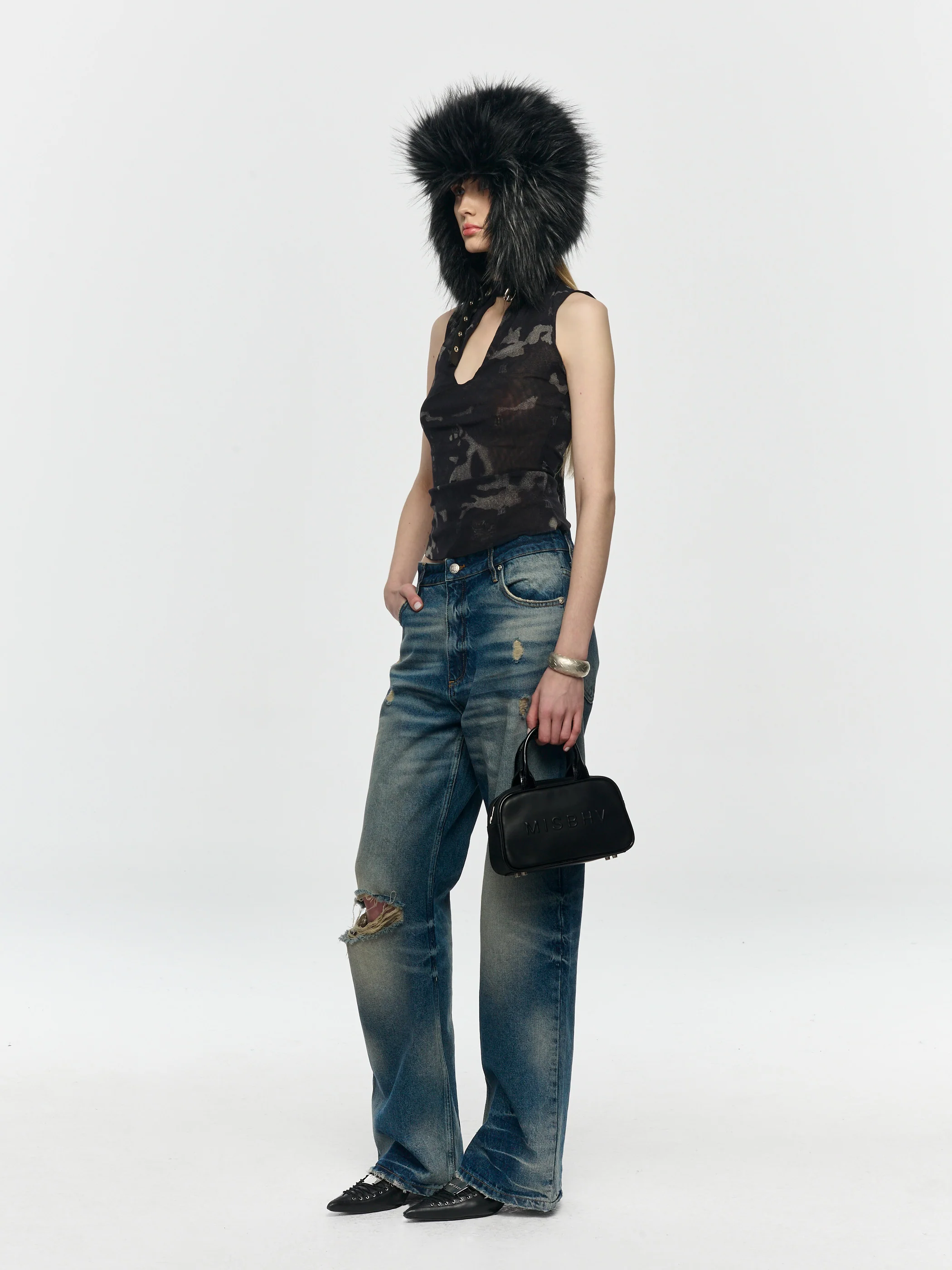 Camo Mesh Tank Top - Image 4