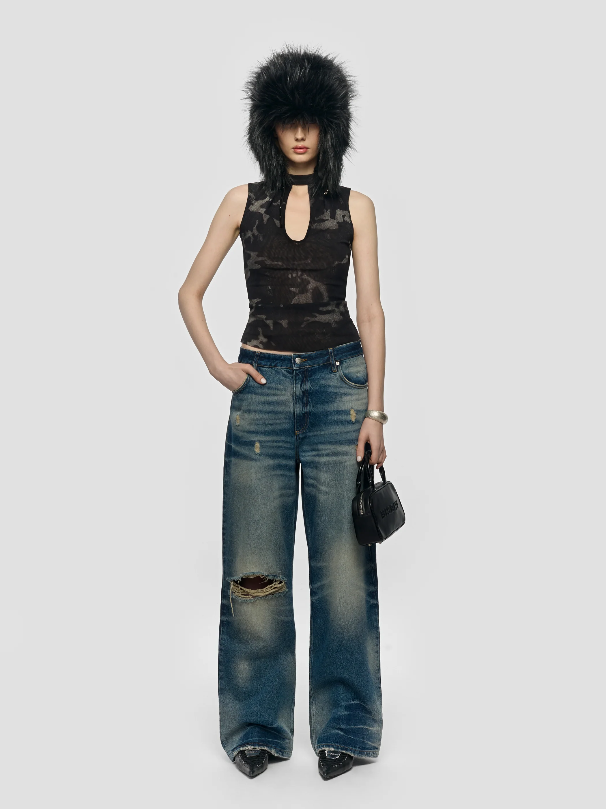 Camo Mesh Tank Top - Image 5